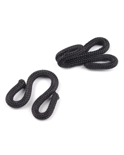 Háčik s očkom - potiahnuté, veľkosť 20+20 mm - 5 pár | Mimib
