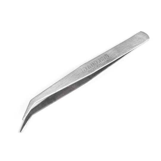 Kovová pinzeta rovná, zahnutá, 12,5 cm - 1 ks | Mimib