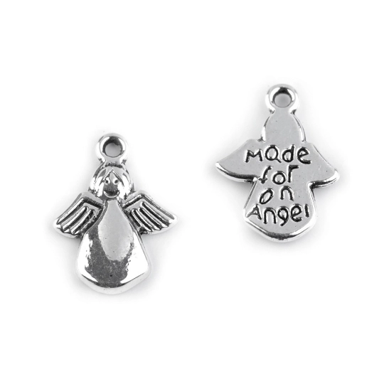 Přívěsek 13x18 mm anděl - 5 ks | Mimib