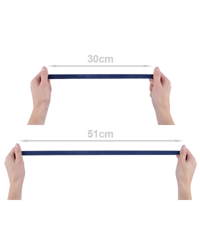 Pružná sametka šíře 16 mm - 1 m | Mimib