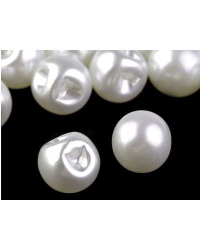 Perla k našití / knoflík Ø14 mm - 10 ks | Mimib