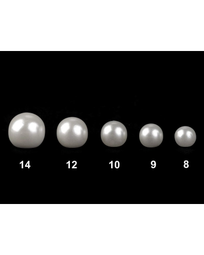 Perla k našití / knoflík Ø12 mm - 10 ks | Mimib