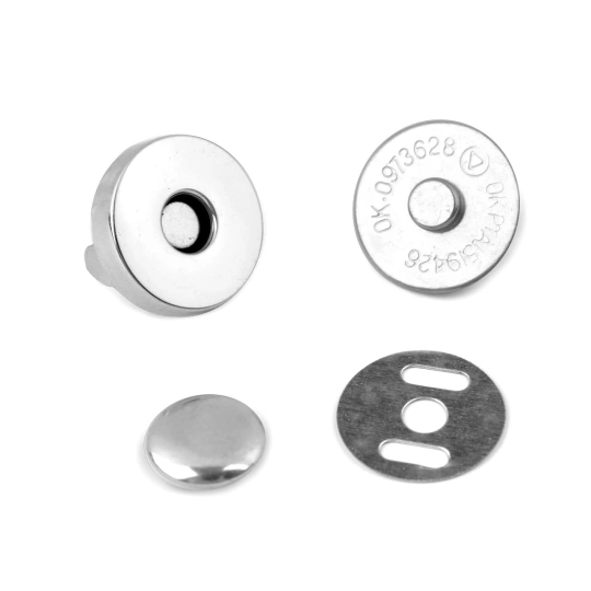 Magnetické zapínání Ø18 mm s nýtkem - 5 sada | Mimib