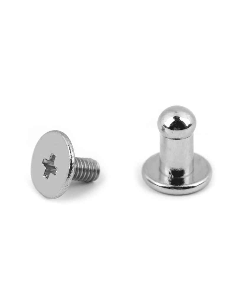 Sedlářský nýt šroubovací Ø4 mm - 5 pár | Mimib