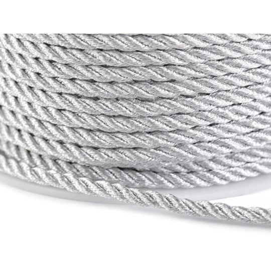 Šňůra kroucená s lurexem Ø3 mm - 20 m | Mimib