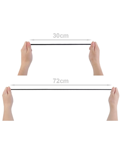 Pruženka měkká s výplní šíře 5 mm - 1 m | Mimib