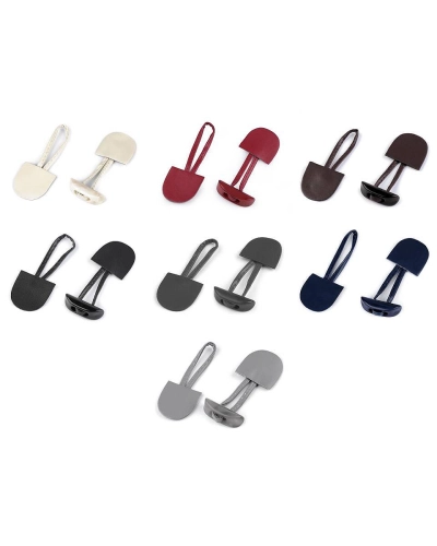 Designové zapínání s knoflíkem - 2 pár | Mimib