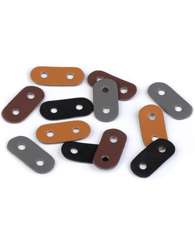 Brzdičky z eko kůže 16x34 mm - 4 ks | Mimib
