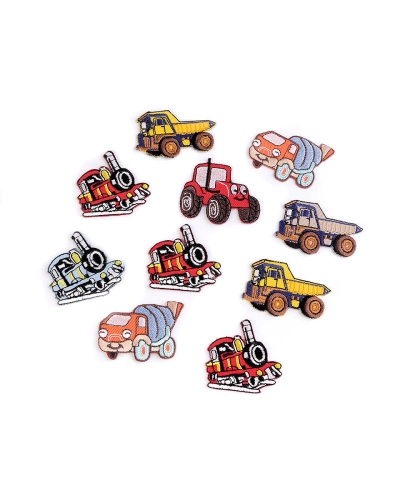Nažehlovačka nákladní auto, traktor, bagr, vláček, míchačka - 1 ks | Mimib