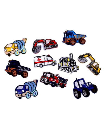Nažehlovačka nákladní auto, traktor, bagr, vláček, míchačka - 1 ks | Mimib