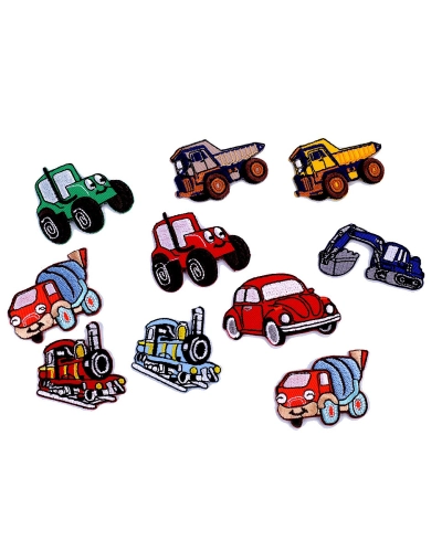 Nažehlovačka nákladní auto, traktor, bagr, vláček, míchačka - 1 ks | Mimib