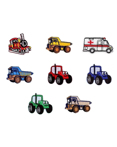 Nažehlovačka nákladní auto, traktor, bagr, vláček, míchačka - 1 ks | Mimib