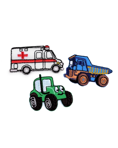 Nažehlovačka nákladní auto, traktor, bagr, vláček, míchačka - 1 ks | Mimib