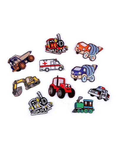 Nažehlovačka nákladní auto, traktor, bagr, vláček, míchačka - 1 ks | Mimib