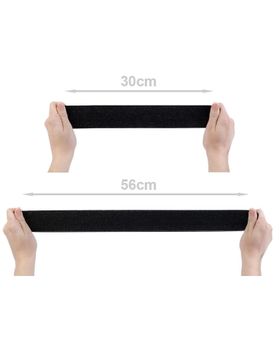 Pruženka s lurexem šíře 48 mm - 1 m | Mimib