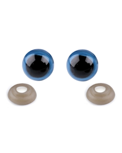 Oči s pojistkou Ø10 mm - 10 sada | Mimib
