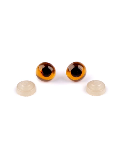 Oči s pojistkou Ø10 mm - 10 sada | Mimib