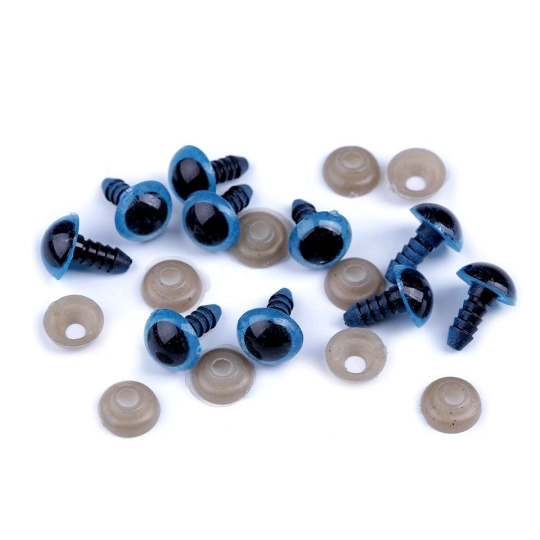 Oči s pojistkou Ø10 mm - 10 sada | Mimib