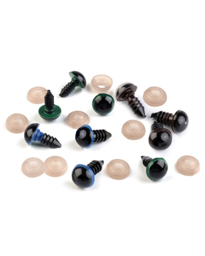 Oči s poistkou Ø12 mm - 10 ks | Mimib