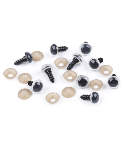 Oči s poistkou Ø12 mm - 10 ks | Mimib