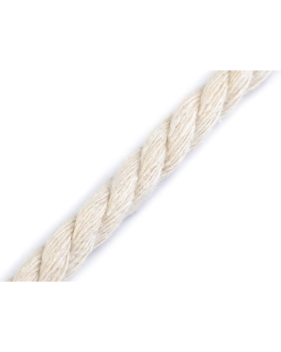 Bavlnená šnúra krútená Ø8 mm macrame - 20 m | Mimib