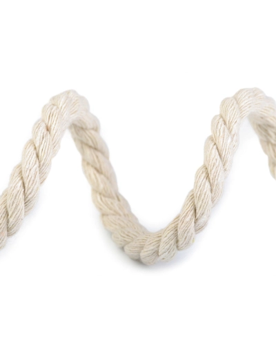 Bavlnená šnúra krútená Ø8 mm macrame - 20 m | Mimib