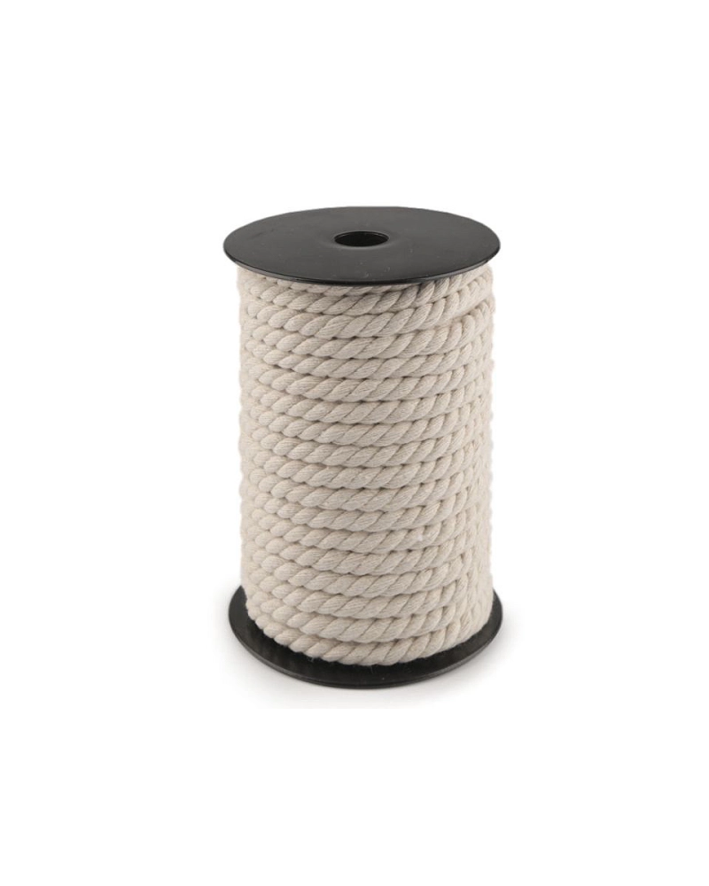 Bavlnená šnúra krútená Ø8 mm macrame - 20 m | Mimib