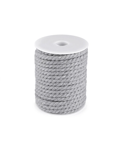 Bavlnená šnúra krútená Ø8 mm macrame - 20 m | Mimib