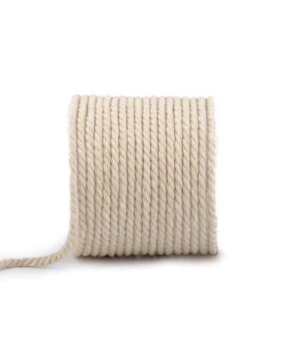 Bavlnená šnúra krútená Ø5 mm macrame - 15 m | Mimib