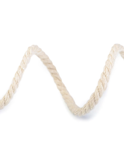 Bavlnená šnúra krútená Ø5 mm macrame - 15 m | Mimib