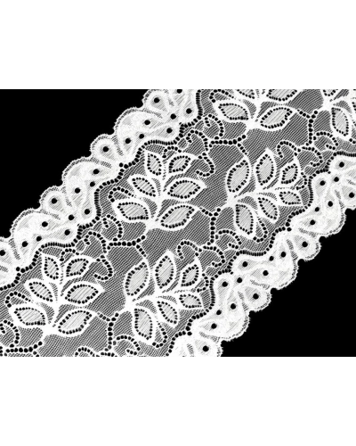 Elastická čipka / vsádka / behúň šírka 16 cm - 1 m | Mimib