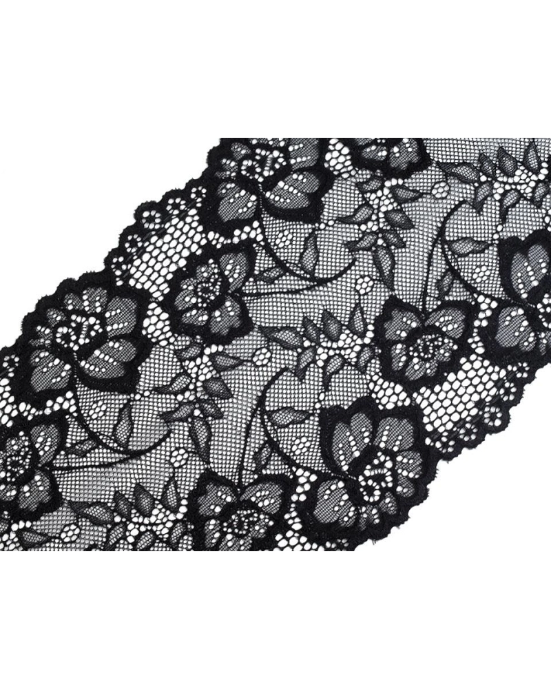 Elastická čipka / vsadka / behúň šírka 18,5 cm - 1 m | Mimib