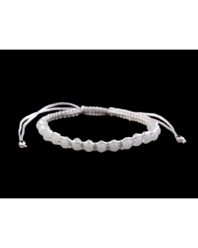 Náramok shamballa s brúsenými korálikmi - 1 ks | Mimib