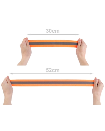 Guma s reflexným pásom šírka 40 mm - 1 m | Mimib