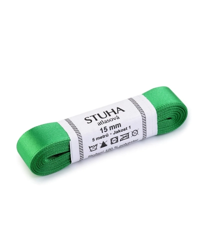 Atlasová stuha oboulící svazky po 5 m šíře 15 mm - 5 m | Mimib