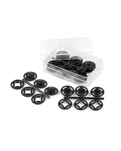 Plastové patentky / stiskací knoflíky Ø7-15 mm - 1 blistr | Mimib