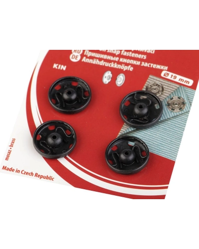 Kovové patentky / stiskací knoflíky - 1 karta | Mimib