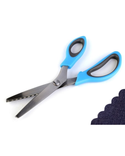 Nůžky entlovací délka 24 cm obloučky / zoubky - 1 ks | Mimib