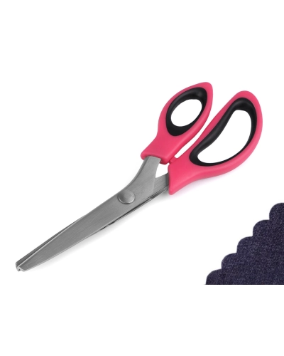Nůžky entlovací délka 24 cm obloučky / zoubky - 1 ks | Mimib