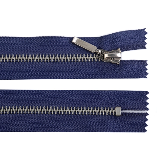 Kovový zip No 5 délka 16 cm (jeansový) - 1 ks | Mimib