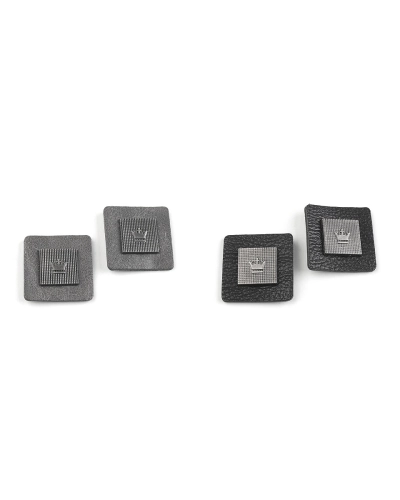 Dekorační aplikace / nášivka koruna 30x30 mm na oděv - 2 ks | Mimib