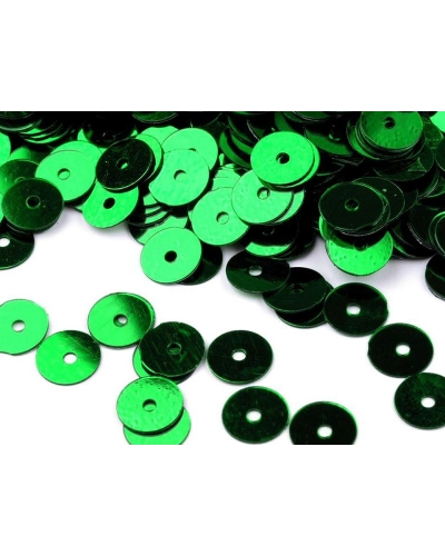 Flitry hladké Ø6 mm s metalickým efektem - 50 g | Mimib