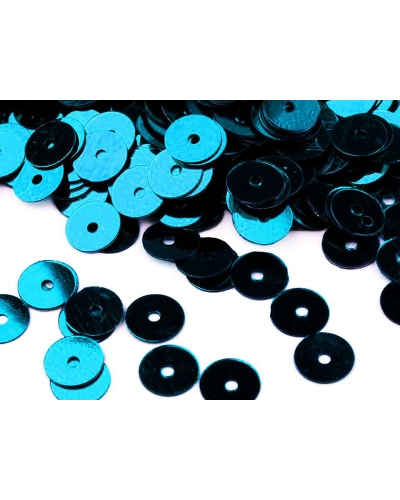 Flitry hladké Ø6 mm s metalickým efektem - 50 g | Mimib