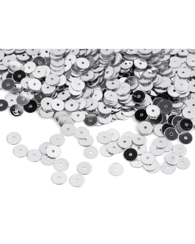 Flitry hladké Ø6 mm s metalickým efektem - 50 g | Mimib