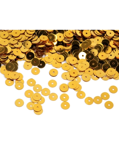 Flitry hladké Ø6 mm s metalickým efektem - 50 g | Mimib
