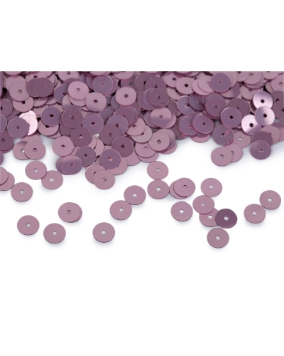 Flitry hladké Ø6 mm s metalickým efektem - 50 g | Mimib