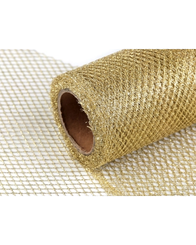 Dekorační stuha / síťka s lurexem šíře 15 cm - 4.5 m | Mimib
