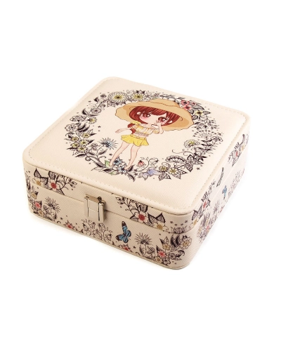 Šperkovnice s potiskem 6,5x18x18 cm - 1 ks | Mimib