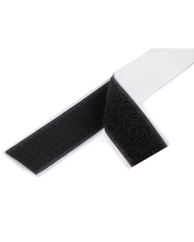 Suchý zip háček + plyš samolepicí šíře 30 mm - 1 m | Mimib