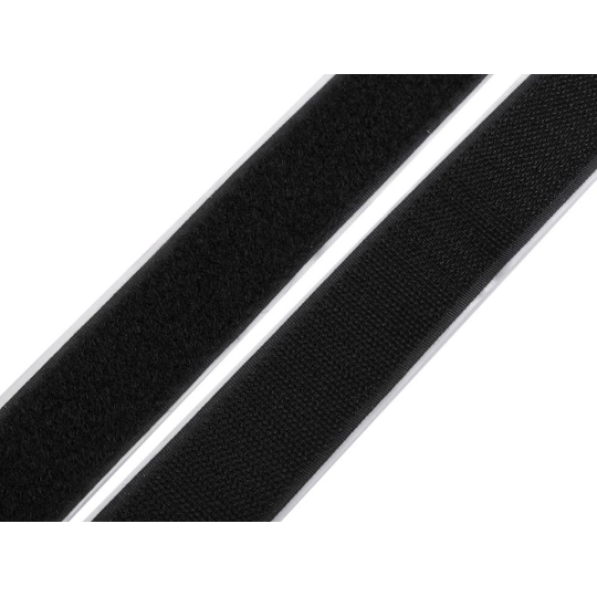 Suchý zip háček + plyš samolepicí šíře 30 mm - 1 m | Mimib